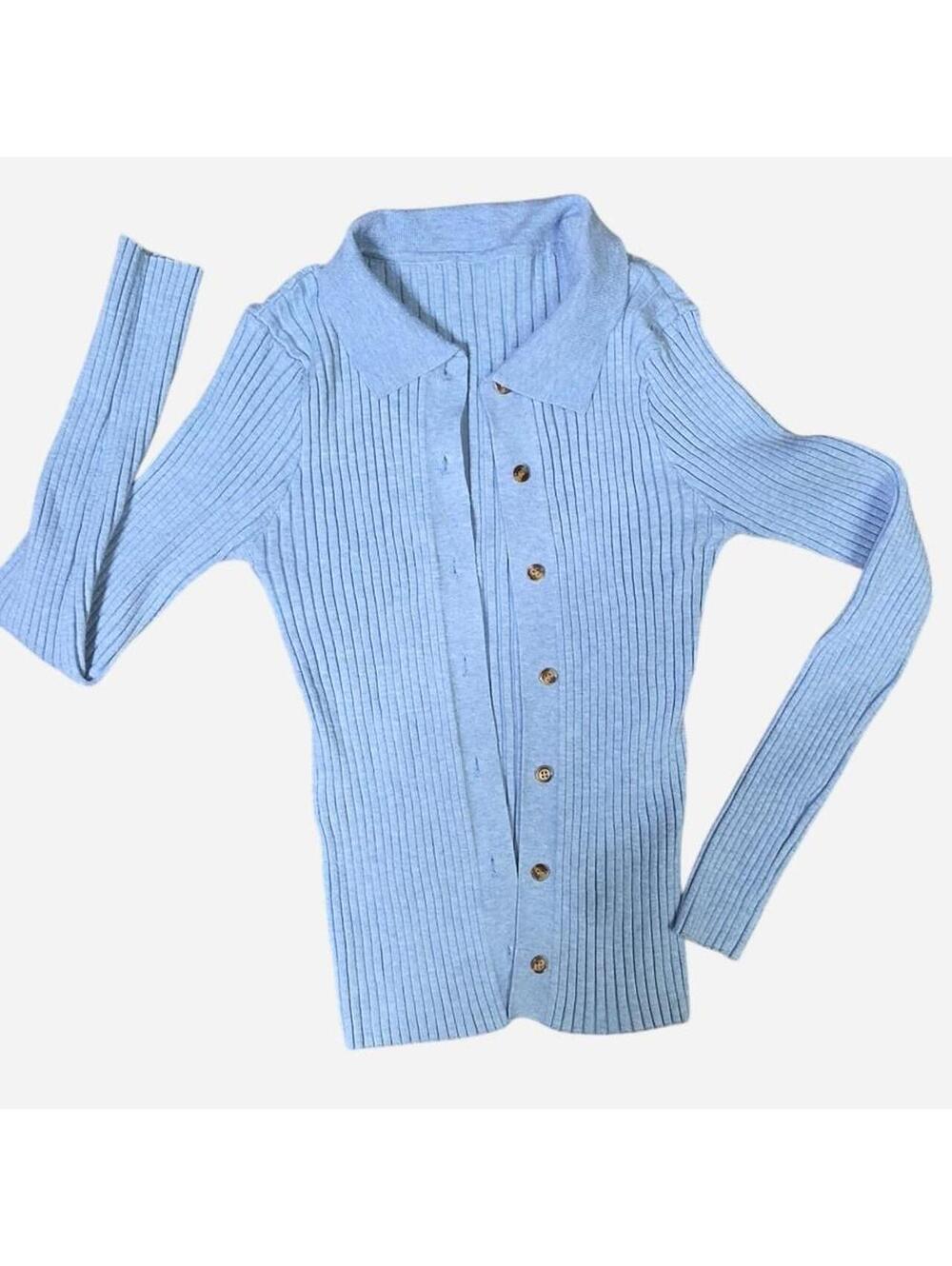 Zaful Women's Blue Cardigan